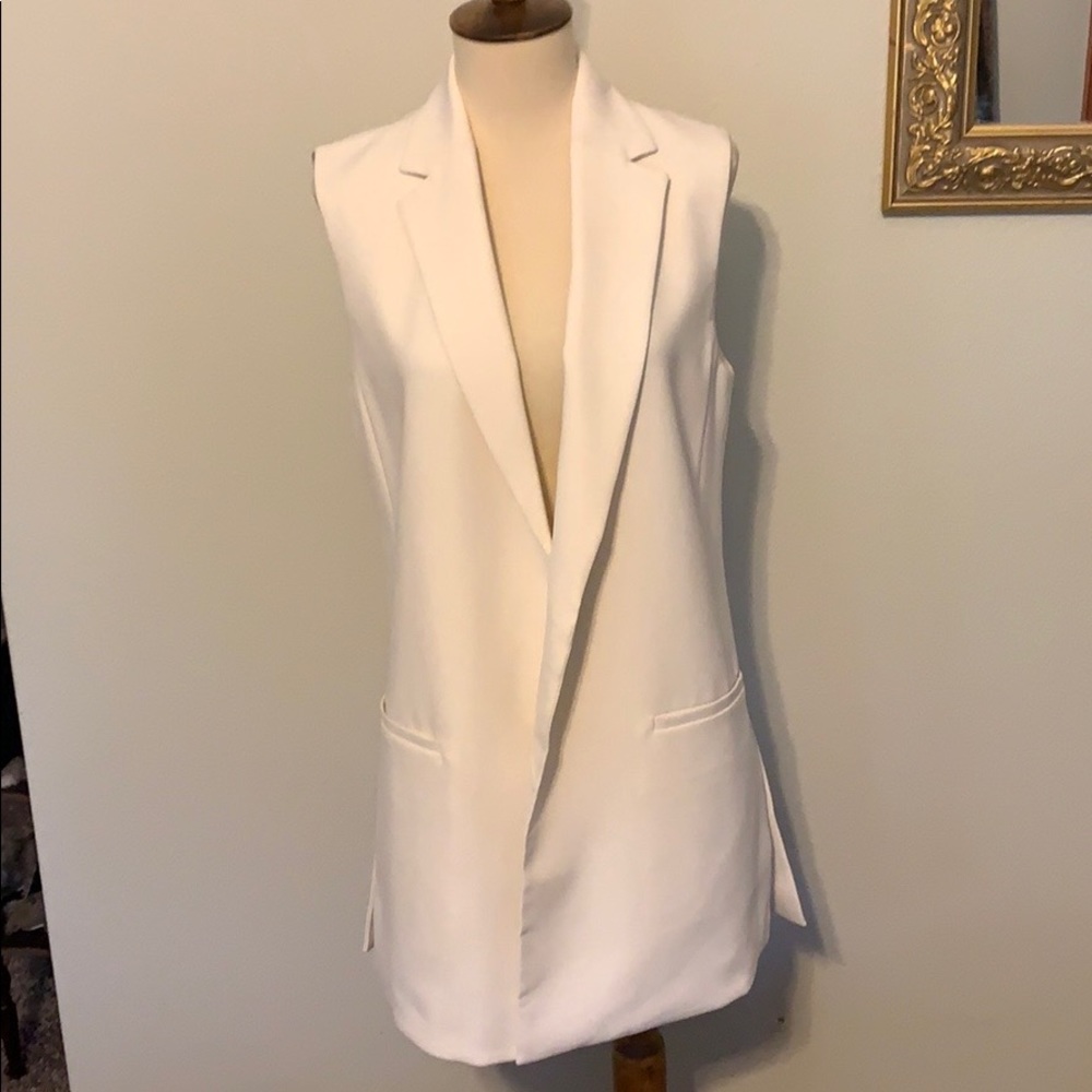 NWOT Dylan Gray open front cream cardigan sz 2